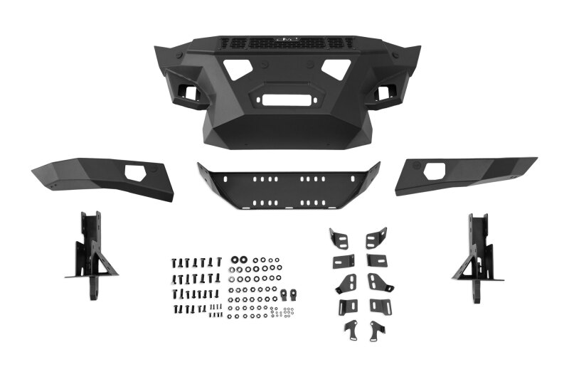 Ram 3500 Front Bumper - DV8 Offroad - Spec Series - Micro-Texture Black Powder Coated - `19-`26